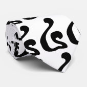 Cambodjaans nummer 4 / Vier / ៤ (Buen) Khmer Scrip Stropdas (Opgerold)