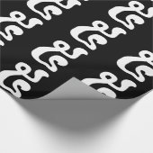 Cambodjaans nummer 5 / Vijf / ៥ (Pram) Khmer Scrip Cadeaupapier (Hoek)