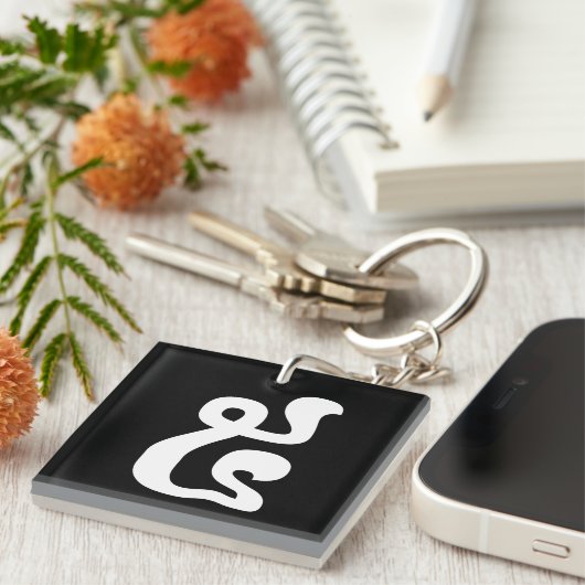 Cambodjaans nummer 5 / Vijf / ៥ (Pram) Khmer Scrip Sleutelhanger (Voorkant Rechts)