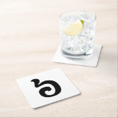 Cambodjaans nummer 6 / Six / ៦ (Pram Mucharj) Khme Kartonnen Onderzetters (Insitu)