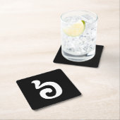 Cambodjaans nummer 6 / Six / ៦ (Pram Mucharj) Khme Kartonnen Onderzetters (Insitu)