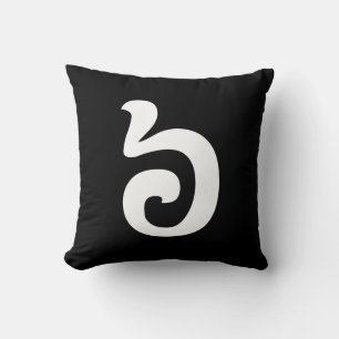 Cambodjaans nummer 6 / Six / ៦ (Pram Mucharj) Khme Kussen