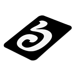 Cambodjaans nummer 6 / Six / ៦ (Pram Mucharj) Khme Magneet