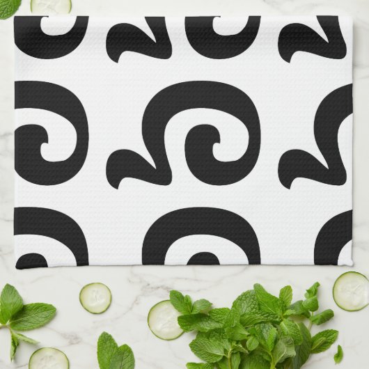 Cambodjaans nummer 6 / Six / ៦ (Pram Mucharj) Khme Theedoek (Gevouwen)