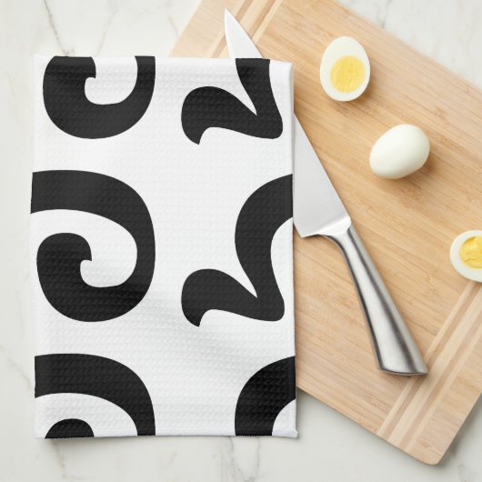 Cambodjaans nummer 6 / Six / ៦ (Pram Mucharj) Khme Theedoek (Quarter Fold)