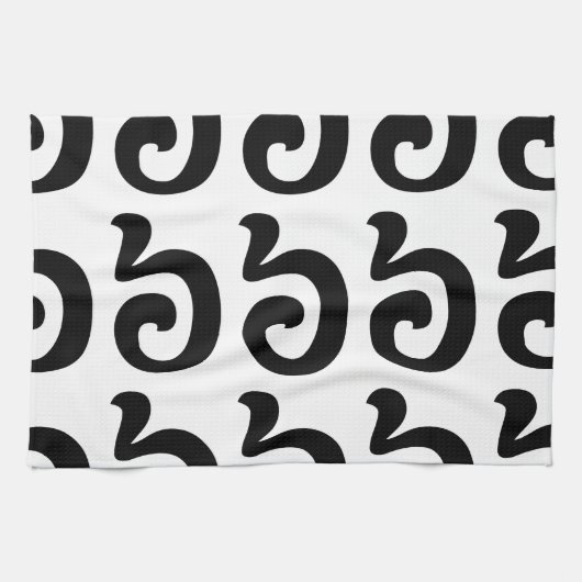 Cambodjaans nummer 6 / Six / ៦ (Pram Mucharj) Khme Theedoek (Horizontaal)