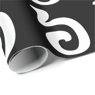 Cambodjaans nummer 6 / Zes / ៦ (Pram Muəj) Khmer Cadeaupapier