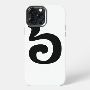 Cambodjaans nummer 6 / Zes / ៦ (Pram Muəj) Khmer iPhone 13 Pro Max Hoesje