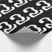 Cambodjaans nummer 7 / Seven / ៧ (Pram Pi) Khmer Cadeaupapier (Hoek)