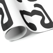 Cambodjaans nummer 7 / Seven / ៧ (Pram Pi) Khmer Cadeaupapier (Rol Hoek)