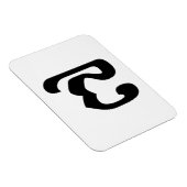 Cambodjaans nummer 7 / Seven / ៧ (Pram Pi) Khmer Magneet (Rechterzijde)