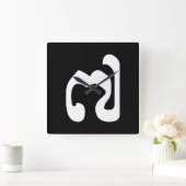 Cambodjaans nummer 7 / Seven / ៧ (Pram Pi) Khmer Vierkante Klok (Huis)