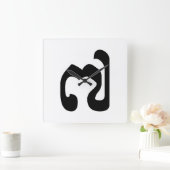 Cambodjaans nummer 7 / Seven / ៧ (Pram Pi) Khmer Vierkante Klok (Huis)