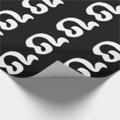 Cambodjaans nummer 8 / acht / ៨ (Pram Bei) Khmer Cadeaupapier (Hoek)