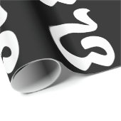 Cambodjaans nummer 8 / acht / ៨ (Pram Bei) Khmer Cadeaupapier (Rol Hoek)