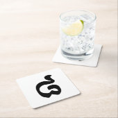 Cambodjaans nummer 8 / acht / ៨ (Pram Bei) Khmer Kartonnen Onderzetters (Insitu)