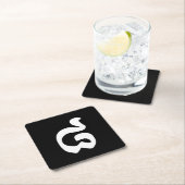 Cambodjaans nummer 8 / acht / ៨ (Pram Bei) Khmer Kartonnen Onderzetters (Insitu)