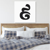 Cambodjaans nummer 9 / Nine / ៩ (Pram Buen) Khmer Canvas Afdruk (Insitu (Slaapkamer))