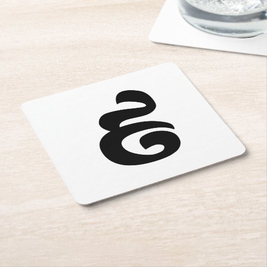 Cambodjaans nummer 9 / Nine / ៩ (Pram Buen) Khmer Kartonnen Onderzetters (Schuin)