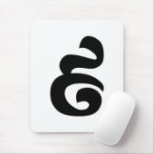 Cambodjaans nummer 9 / Nine / ៩ (Pram Buen) Khmer Muismat (Met muis)