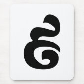 Cambodjaans nummer 9 / Nine / ៩ (Pram Buen) Khmer Muismat (Voorkant)