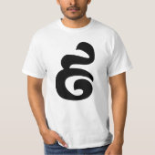 Cambodjaans nummer 9 / Nine / ៩ (Pram Buen) Khmer T-shirt (Voorkant)