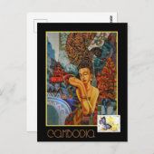  Cambodjaans reizen Briefkaart (Voorkant / Achterkant)