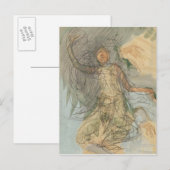 Cambodjaanse Danser Briefkaart (Voorkant / Achterkant)