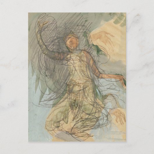 Cambodjaanse Danser Briefkaart (Voorkant)