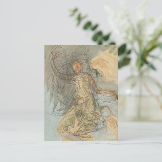 Cambodjaanse Danser Briefkaart (Staand voorkant)