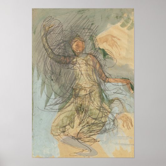 Cambodjaanse danser poster (Voorkant)