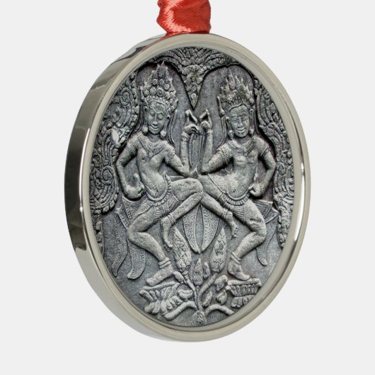 Cambodjaanse danserijsteen metalen ornament (Rechts)