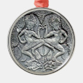 Cambodjaanse danserijsteen metalen ornament (Voorkant)