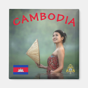 Cambodjaanse fotomagneet magneet