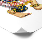 Cambodjaanse Khmer Apsara Dans Poster (Hoek)