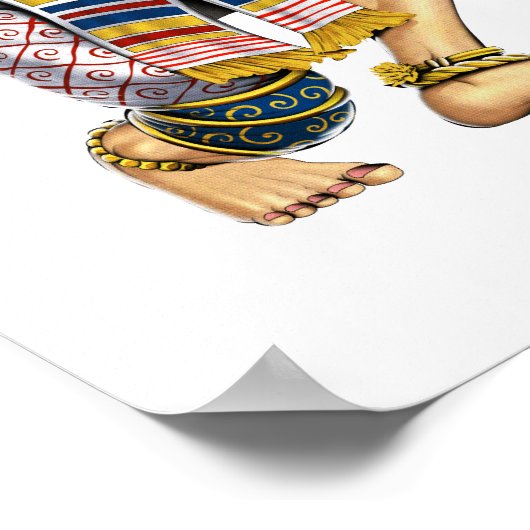 Cambodjaanse Khmer Apsara Dans Poster (Hoek)