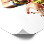 Cambodjaanse Khmer Apsara-danser Poster (Hoek)