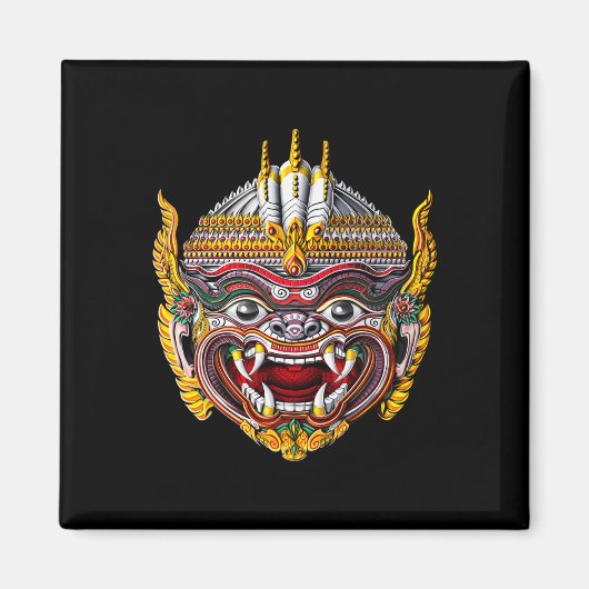 Cambodjaanse Khmer Hanuman Reamker traditionele da Magneet (Voorkant)