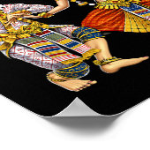 Cambodjaanse Khmer traditionele dans Apsara Cambod Poster (Hoek)