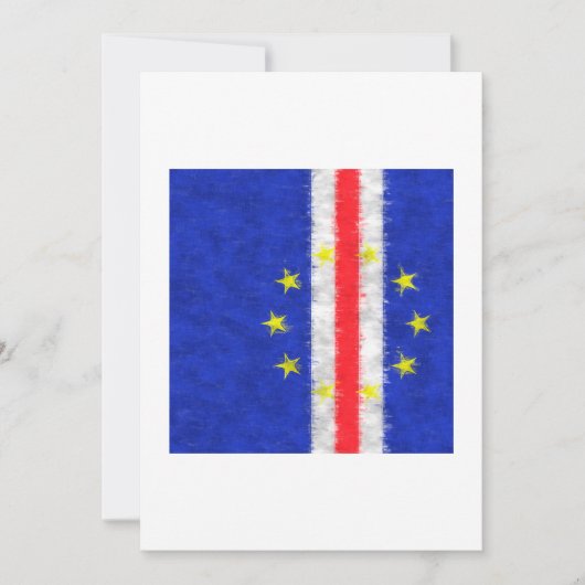 Cambodjaanse olieverschilderingstekening bedankkaart (Voorkant)