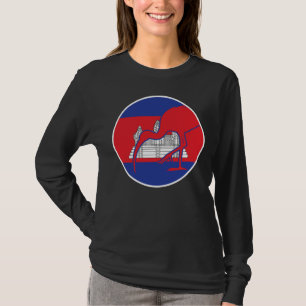 Cambodjaanse reus ibis Cambodjaanse nationale dier T-shirt