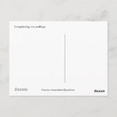 Cambodjaanse rijstzaailingen briefkaart (Achterkant)