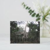 Cambodjaanse tempel in het Oerwoud Briefkaart (Staand voorkant)