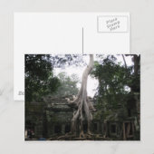 Cambodjaanse tempel in het Oerwoud Briefkaart (Voorkant / Achterkant)