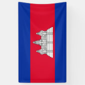 Cambodjaanse vlag Banner (Verticaal)