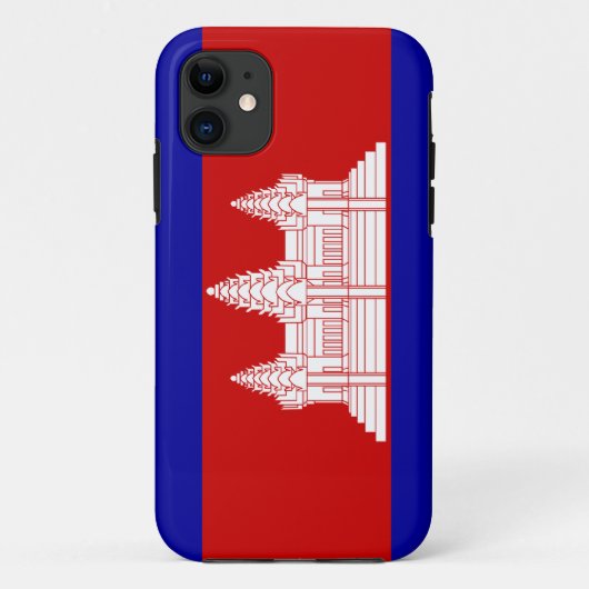 Cambodjaanse vlag; Cambodjaans Case-Mate iPhone Case (Achterkant)