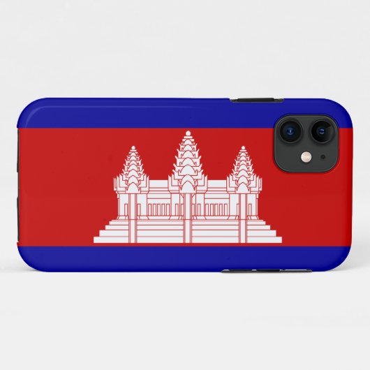 Cambodjaanse vlag; Cambodjaans Case-Mate iPhone Case (Achterkant (horizontaal))