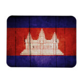 Cambodjaanse vlag; Cambodjaans; Khmer Magneet (Horizontaal)