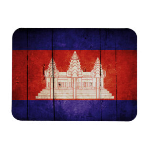 Cambodjaanse vlag; Cambodjaans; Khmer Magneet