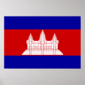 Cambodjaanse vlag; Cambodjaans Poster (Voorkant)
